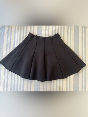 Hollister Women's Black Flared Pleated Skirt - Classic A-Line - Size Small